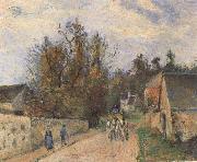 Camille Pissarro The Mailcoach The Road from Ennery to the Hermitage Spain oil painting artist
